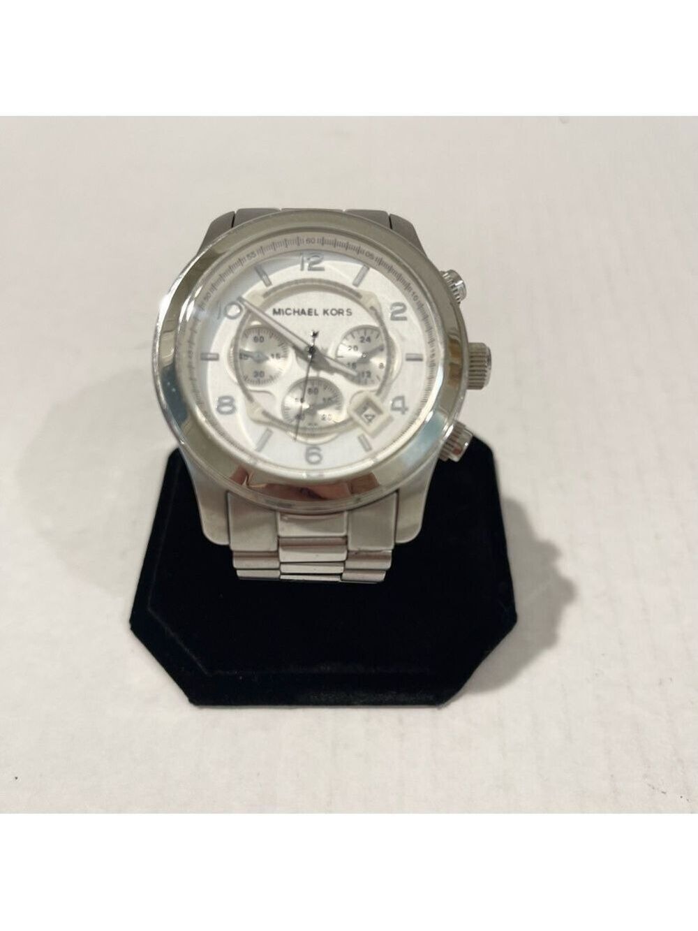 Men’s Michael Kors Silver Stainless Steel Watch!